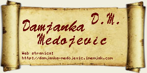 Damjanka Medojević vizit kartica